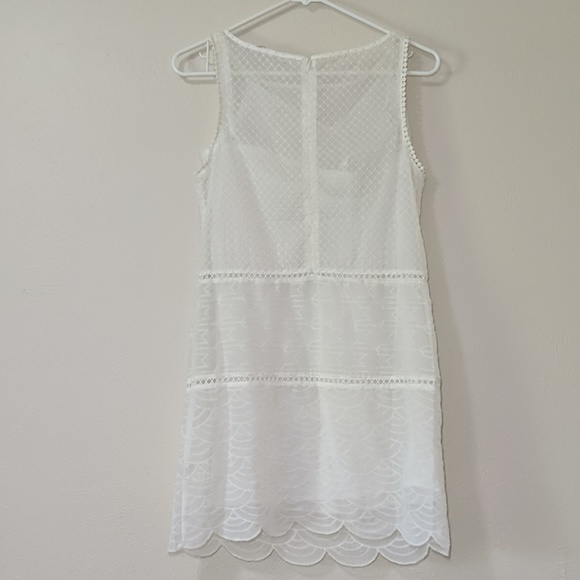 BB Dakota Micah Embroidered Scalloped Dress - Picture 4 of 8